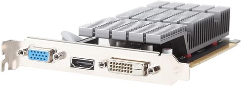 maxsun GEFORCE GT 710 4GB Low Profile Ready Small Form Factor Video Graphics Card GPU Support DirectX12 OpenGL4.5, Low Consumption, VGA, DVI-D, HDMI, HDCP, Silent Passive Fanless Cooling in Kuwait