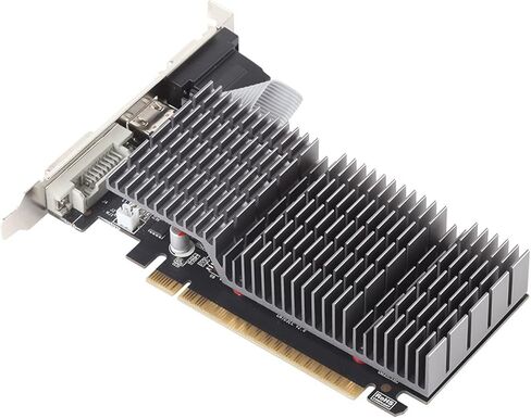بطاقة رسومات فيديو maxsun GEFORCE GT 710 سعة 4 جيجابايت منخفضة الحجم وجاهزة ذات عامل صغير الحجم تدعم وحدة معالجة الرسومات DirectX12 OpenGL4.5، استهلاك منخفض، VGA، DVI-D، HDMI، HDCP، تبريد صامت بدون مروحة in Kuwait