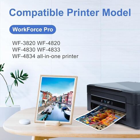 myCartridge SUPRINT Remanufactured Replacement for Epson 822XL Ink Cartridge Combo Pack for Epson 822 XL High Yield use with Workforce Pro WF-3820 WF-3823 WF-4820 WF-4830 Printer Latest Chip (4 Pack) in Kuwait