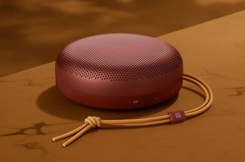 Bang & Olufsen Beosound A1 الجيل الثالث مكبر صوت بلوتوث محمول مقاوم للماء مع 3 ميكروفونات، معتمد من المهد إلى المهد (C2C)، أحمر ريفي in Kuwait