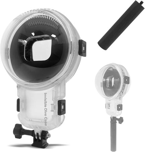 Insta 360 X5 Invisible Dive Case Pro, Waterproof Up to 50m (164ft) Splash Prevention Protective Housing in Kuwait