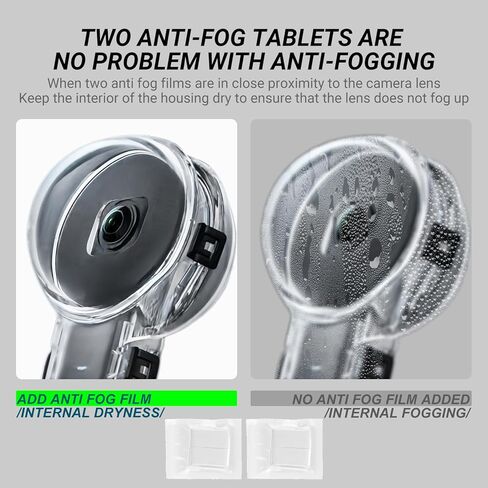 Insta 360 X5 Invisible Dive Case Pro, Waterproof Up to 50m (164ft) Splash Prevention Protective Housing in Kuwait