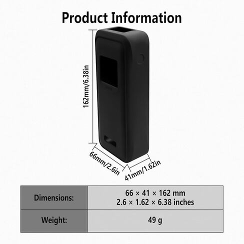Geiomoo Soft Silicone Case for Anker Prime Power Bank 26250mAh, Flexible Scratch Resistant Cover (Black) in Kuwait