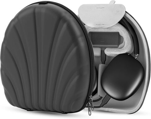 Geekria PRO Charging Headphones Case Compatible with Apple AirPods Max 2, AirPods Max, Hard Shell, Durable, Multi-Layer Protection (Black) Without Power Bank in Kuwait