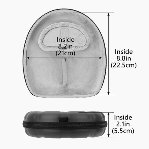 Geekria PRO Charging Headphones Case Compatible with Apple AirPods Max 2, AirPods Max, Hard Shell, Durable, Multi-Layer Protection (Black) Without Power Bank in Kuwait