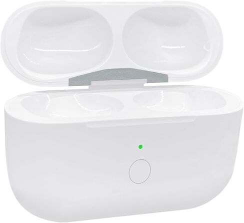 حافظة شحن لاسلكية لأجهزة AirPods Pro الجيل الأول/الثاني، (USB C) حافظة بديلة (أبيض) in Kuwait