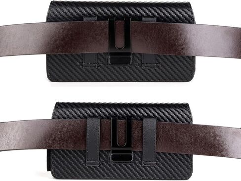 Dual Phone Holster 2 Cell Phone Pouch Belt Clip Case Holder for Samsung Galaxy S26 Ultra S25 FE S24 Ultra S23 Ultra S22 Ultra A17 A16 A26 A36 A56 A15, iPhone 17 Pro Max 16 Plus 15 Pro Ma, OnePlus 15 in Kuwait