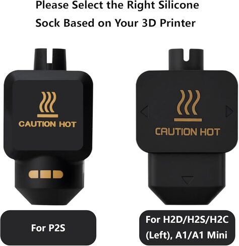 Upgrade 0.4mm P2S/H2S Hotend Kit, 3D Printer Print Head Hot End Heating Block Kit with 0.4mm Removable Hardened Steel Nozzle for Bambu Lab H2D, H2C, A1/A1 Mini in Saudi Arabia