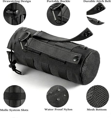 Golf Ball Bag Pouch for Balls Accessories | Store Up to 15 Balls | Portable Outfit Organizer Bag with 12 Slots | Also Great for Gym Sports Travel Tactical in Kuwait