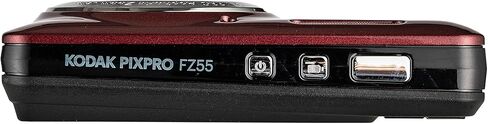 حزمة الكاميرا الرقمية Kodak Pixpro FZ55 (حمراء) تتضمن: بطاقة ذاكرة سعة 128 جيجابايت، بطارية قابلة لإعادة الشحن، شاحن بطارية، حامل ثلاثي مرن، قارئ بطاقات، محفظة بطاقات، حزام يد، مجموعة تنظيف كاملة in Kuwait