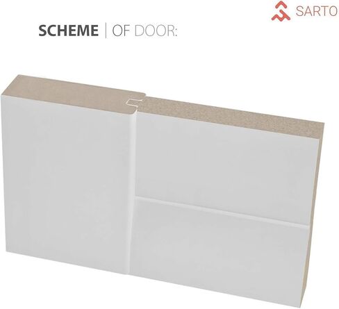 SARTODOORS أبواب الحظيرة المزدوجة المنزلقة مقاس 64 × 96 مع الأجهزة | كوادرو 4113 حرير أبيض مع زجاج غير شفاف بلوري | مجموعة قوية للسكك الحديدية بطول 13 قدمًا | باب الحمام الداخلي لغرفة النوم بلوحة خشبية صلبة من كيتشن لايت in Kuwait