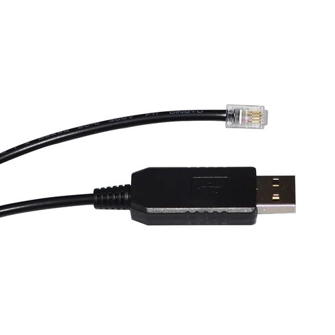 USB إلى 4-Pole RJ10 RS232 كابل تصحيح الاتصالات التسلسلية لواجهة تشخيص المصعد إلى الكمبيوتر (1.8M، USB - RJ10) in Kuwait