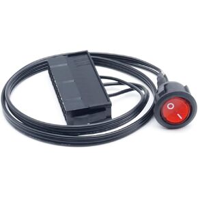 24 Pin Female ATX PSU Power Supply Starter On/Off Switch Jumper Bridge مع كابل 54 سم in Kuwait