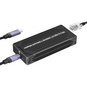 محول شبكة USB GLOTRENDS ST7410 10GbE لأجهزة NAS/PC/Mac، متوافق مع Thunderbolt 5/4/3، يدعم Windows/macOS/Linux in Kuwait