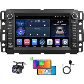 راديو ستيريو للسيارة مقاس 7 بوصات لسيارة Chevy Traverse 2008-2012، وحدة رأس ملاحة GPS تعمل باللمس بنظام Android 13 مع ذاكرة تخزين داخلية 4+64 جيجابايت، تدعم البلوتوث، WiFi، DSP، رابط المرآة، التحكم في عجلة القيادة، كاميرا احتياطية in Kuwait
