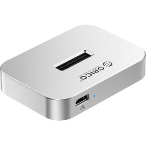ORICO 10Gbps M.2 NVMe SSD Enclosure & SATA Adapter, USB 3.2 Gen 2 Aluminum External Hard Drive Case, Tool-Free M.2 Docking Station for PCIe/SATA M-Key/B+M Key SSD 2230-22110, Compatible with Mac & PC in Kuwait