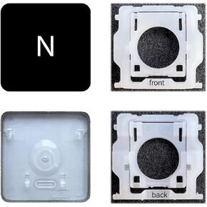 طقم استبدال غطاء المفاتيح MacBook Pro 14 بوصة (2021-2025، M1–M5) OEM مناسب مع مفصل مقص ومشبك لـ A2442 A2779 A2918 A2992 A3112 A3185 A3401 A3434 (مفتاح المسافة/مفتاح المسافة) in Kuwait