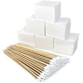 Gun Cleaning Supplies Kit for All Firearms - with 2'' Lint-Free Patches & 6'' Long Cotton Swabs - Professional Handgun, Rifle & Shotgun Maintenance for Hunters & Sport Shooters in Saudi Arabia