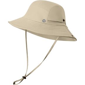 قبعات WANDER Sun Bucket للحماية من الأشعة فوق البنفسجية قبعة صيد Boonie بحافة واسعة للرجال والنساء خفيفة الوزن للصيف والمشي لمسافات طويلة على الشاطئ in Kuwait
