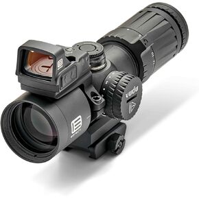 EOTECH Vudu 4-12x36 FFP Riflescope فائق القصر - مجموعة حزمة شبكية MD5 (MRAD) تحتوي على Riflescope، حامل متكامل، EFLX مع جبل in Kuwait