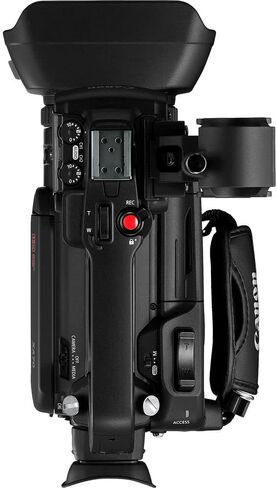 حزمة كاميرا الفيديو Canon XA70 UHD 4K30 مع التركيز التلقائي ثنائي البكسل (5736C002) + شاشة 4K + ميكروفون احترافي + بطاقة 2 × 64 جيجابايت + بطارية 2 × BP828 + المزيد in Kuwait