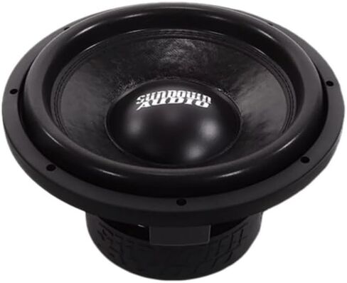 Sundown Audio SA-15 Classic Series 15" Dual 2 Ohm Subwoofer - Black Motor, 1000W RMS / 2000W Peak Power, Competition Grade, High-Temperature Voice Coil, Optimized for Deep Bass in Kuwait