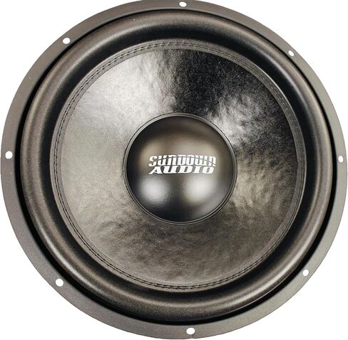 Sundown Audio SA-15 Classic Series 15" Dual 2 Ohm Subwoofer - Black Motor, 1000W RMS / 2000W Peak Power, Competition Grade, High-Temperature Voice Coil, Optimized for Deep Bass in Kuwait