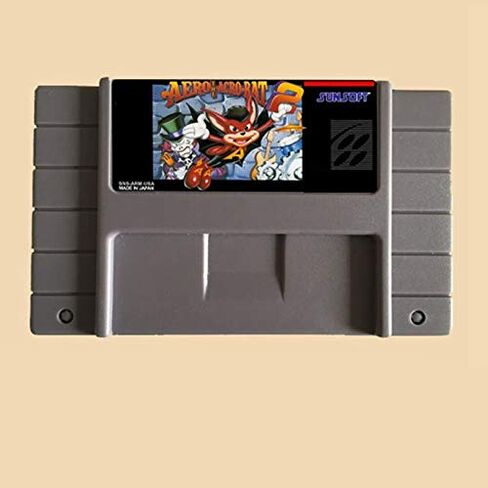 Royal Retro 16 Bit Aero the Acro-bat 2 NTSC Big Gray Game Card For USA Version Game Player in Kuwait