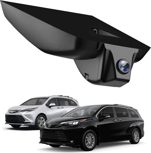 كاميرا Leadfan 4K Dash Cam الأمامية والخلفية 1080P لسيارة Toyota Sienna Gen4 XL40 2021 2022 2023 2024 2025 2026 LE Limited XLE Platinum XSE وما إلى ذلك، مظهر OEM، بطاقة 128 جيجابايت مجانية، تطبيق وواي فاي، كاميرا داش مع تسجيل حلقة in Kuwait