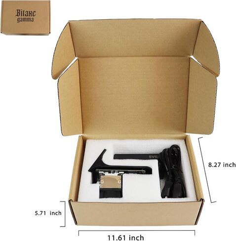New Bitaxe Gamma 602 Bitcoin Miner, 1.7TH/s, 35W, SHA-256 ASIC, Low Noise <40dB, Supports BTC/BCH/BSV/XEC/FB & More, for Home & Small Office Mining, in Stock (Black) in Kuwait