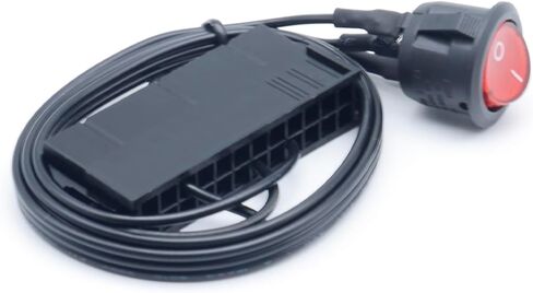 24 Pin Female ATX PSU Power Supply Starter On/Off Switch Jumper Bridge with 54 Cm Cable in Kuwait