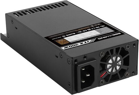 ESGAMING Flex ATX/1U 400W مزود طاقة، 80 Plus برونزي معتمد APFC كامل النطاق 90-264V Mini ITX PSU لـ POS AIO NAS Mini Server صغير الحجم PC (Flex ITX) in Kuwait