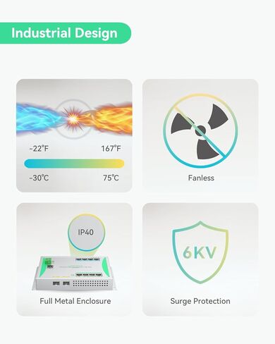 LINOVISION الصناعية 8 منافذ التبديل المسطح مع 4 منافذ PoE in Kuwait