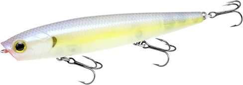 LUCKY CRAFT Gunfish 95 3 خطافات صيد الأسماك في المياه العذبة والطعم لأسماك الجير، خط صيد المياه العلوية، الطعم السطحي مع خطافات ثلاثية، معدات الصيد لصندوق المعالجة in Kuwait