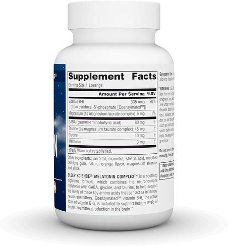 Source Naturals Melatonin Complex - 100 Orange Flavored Lozenges in Saudi Arabia