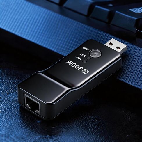 【Portable USB】 Mini WiFi Repeater 300Mbps Covers Up to 1500 Sq.ft Supports 25 Devices Wireless Signal Booster Range Extender with AP Mode,Signal Booster for Smart TV Laptop PC Mobile Phone in Kuwait