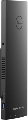 كمبيوتر سطح المكتب Dell OptiPLex 7070 Ultra - Intel Core i5-8265U الجيل الثامن حتى 3.90 جيجا هرتز - ذاكرة وصول عشوائي DDR4 سعة 8 جيجابايت - محرك SSD بسعة 128 جيجابايت - لوحة المفاتيح والماوس - Wi-Fi - Window 11 Pro (متجدد) in Kuwait