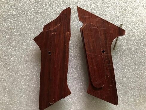 BMPL New Colt Woodsman Grips for Second Generation and Third Generation Coltt Woodsman .22lr 2nd 3nd 2G 3G Hardwood Checkered Handmade #W001 in Kuwait