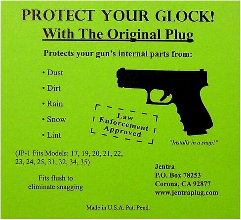 NDZ Performance Jentra JP-1 Grip Slug Plug for Glock 17 19 20 21 22 23 24 31 32 34 35 37 38 GEN 1-3 Custom Engraved - 1776 Patriot with Stars in Circle in Kuwait
