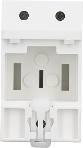 DIN Rail Socket, Din Rail Mount 110‑250V 15A Grounded AC Receptacle Surge Protector Plug Adapter Power Strip Modular Socket (White) in Kuwait