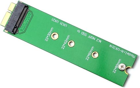 1 قطعة M.2 SSD إلى 18 دبوس تمديد بطاقة محول ل UX31 UX21 UX21E UX31A للاتصال الكمبيوتر سلس لوحة الكمبيوتر محول in Kuwait