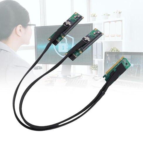 كابل محول PCIe 4.0 X16 إلى SFF-8654 X2 عالي الأداء للتطبيقات الاحترافية in Kuwait