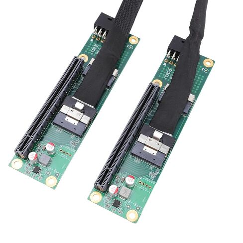 كابل محول PCIe 4.0 X16 إلى SFF-8654 X2 عالي الأداء للتطبيقات الاحترافية in Kuwait