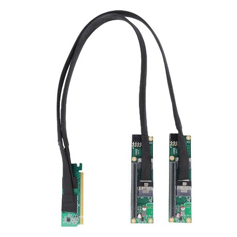 كابل محول PCIe 4.0 X16 إلى SFF-8654 X2 عالي الأداء للتطبيقات الاحترافية in Kuwait