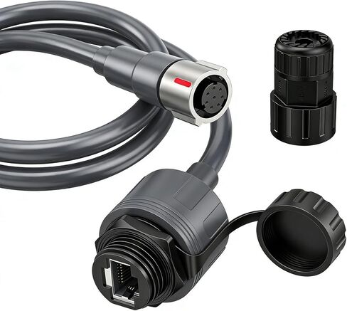 Fafeicy SPX to RJ45 Adapter, PVC, 2000mbps Transmission, Fits Performance Gen3, Plug and Play Ethernet Cable Extension in Kuwait