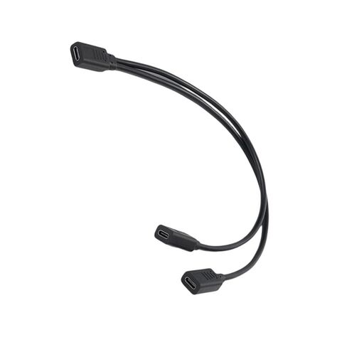 محول شحن أنثى مزدوج USB C إلى كابل شحن من نوع محول الطاقة المزدوج in Kuwait