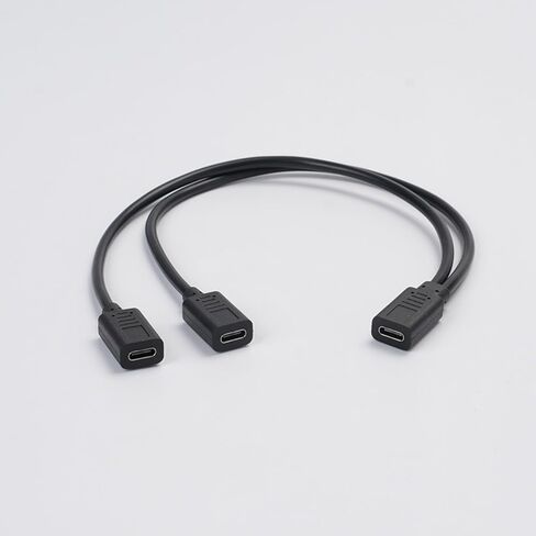 محول شحن أنثى مزدوج USB C إلى كابل شحن من نوع محول الطاقة المزدوج in Kuwait
