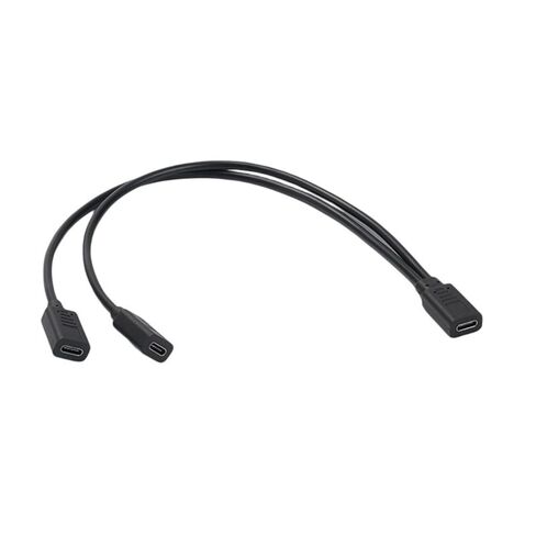 محول شحن أنثى مزدوج USB C إلى كابل شحن من نوع محول الطاقة المزدوج in Kuwait