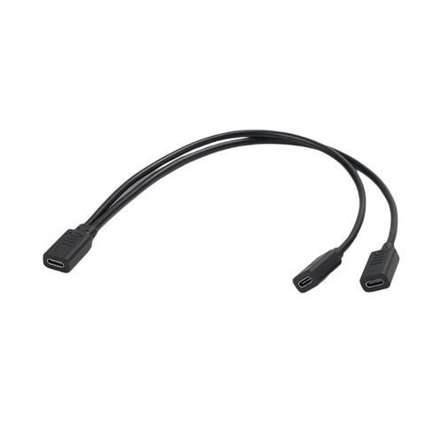 محول شحن أنثى مزدوج USB C إلى كابل شحن من نوع محول الطاقة المزدوج in Kuwait