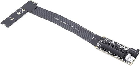 محول M.2 M Key to PCIe X4، محول PCIe 4.0 X4 64Gbps NVMe SSD، محول NVMe SSD مع لوحة دوائر FPC مرنة، متوافق مع فتحات .2 2230 2242 2260 2280 in Kuwait